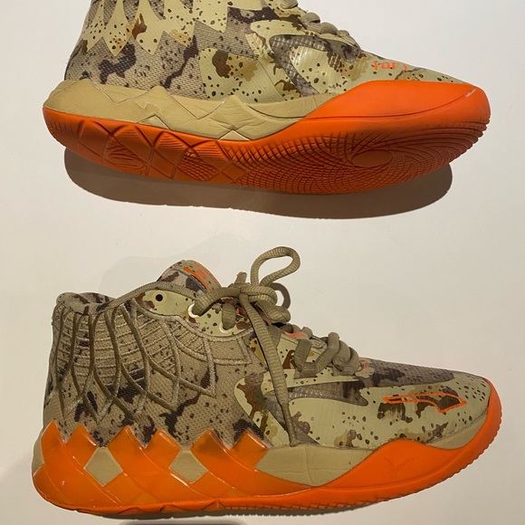 PUMA x LAMELO BALL MB.01 Digital Camo Big Kids' Basketball Shoes, junior US 7 - Picture 2 of 6